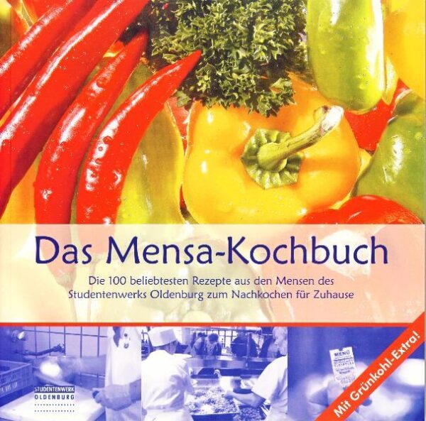 Tiefkühlpizza adé - jetzt kommt das Mensa-Kochbuch! Vorbei die Zeit, als Studierende am Wochenende ihr Dasein bei Nudeln mit Ketchup, Butterbroten oder Cornflakes fristen mussten. In diesem einzigartigen Buch finden Sie die besten Rezepte aus den Mensen des Studentenwerks Oldenburg zum Nachkochen für Zuhause. Über 100 Rezepte bieten von allem etwas: Leckere Suppen, eine große Auswahl an Salaltdressings, jede Menge Gemüsegerichte (natürlich inkl. Grünkohl), Köstliches mit Fleisch oder Fisch und eine leckere Auswahl an Desserts und Süßem. Mit seinen einfach und preisgünstigen Rezepten sowie vielen Tipps und Kniffen für die Vorbereitung und für leckere Variationen ist das Buch eine Pflichtlektüre (nicht nur) für Studierende, die gerne gut essen und selbst einmal den Kochlöffel schwingen wollen.