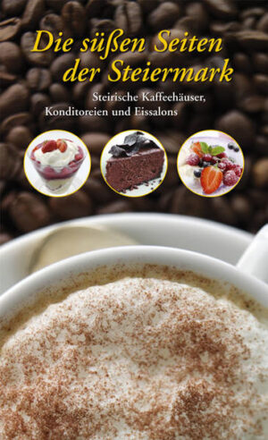 Das Kaffeehaus - je nach Befindlichkeit eine Oase inmitten der Alltagshektik, ein Ort der Entspannung, ein persönliches Rückzugsgebiet, aber auch Treffpunkt für ein gemütliches Beisammensein mit Freunden und Bekannten sowie für geschäftliche Besprechungen. Durch die vielfach angeschlossene Bäckerei oder Konditorei ist das Kaffeehaus zumeist auch ein Ort verlockender Genüsse, aus dem man gerne die eine oder andere Köstlichkeit für sich selbst oder als Präsent für Besuche mit nach Hause nimmt. Gemeinsam mit den bereits erschienenen "Steirischen Kuchlg'schichtn" und dem "Steirischen Buschenschankführer" bildet das Buch "Die süßen Seiten der Steiermark", in dem der M+N Medienverlag nunmehr auch steirische Kaffeehäuser, Konditoreien und Eissalons präsentiert, sozusagen das Dreigestirn steirischer Gastlichkeit. Wir wünschen Ihnen viel Freude auf Ihren kulinarischen Entdeckungsreisen.