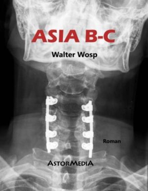 An seinem 25sten Hochzeitstag knallt Walter Wosp mit seinem Fahrrad gegen ein Auto. In einem Sekundenbruchteil ändern sich sein Leben und das seiner Frau. In ›ASIA B-C‹, (die Bezeichnung für den Grad der Behinderung bei einer Querschnittlähmung) beschreibt der Autor emotionslos, aber mit viel Ironie und schwarzem Humor seinen Leidensweg und den Wahnsinn, den er in den ersten zwei Jahren nach dem Unfall erlebt. Wosp schildert, wie er beginnt das Wort ›Geduld‹ zu hassen, wie er das erste Mal nach vier Wochen aufrecht steht, wie er nach Monaten seinen ersten Schritt ohne fremde Hilfe macht, wie er mit Messer und Gabel essen lernt, kurz, wie er mühsam ganz ›normale‹ Fähigkeiten erwirbt und nach sieben Monaten Aufenthalt in einem Rehabilitations-Zentrum, gestützt auf zwei Stöcken, wieder nachhause kommt. Der Alltag hat ihn wieder, mit allen durch den Unfall bedingten Problemen. Seit dem Unfall besteht sein Körper nur aus Schmerz, er sitzt zwar nicht im Rollstuhl, kann aber maximal 300 Meter gehen, für ihn und seine Frau, die, seit sie sich kennen, gemeinsam Ausdauersport betrieben haben, eine Katastrophe. Und noch eine Gemeinsamkeit leidet unter seiner Verletzung: Schonungslos ehrlich, tabulos und pornografisch detailgenau schildert Wosp sein Sexualleben, das sich durch den Unfall radikal geändert hat.