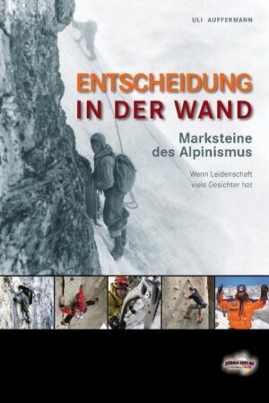 Uli Auffermann, dessen großes Interesse der menschlichen Dimension - den Charakteren und Persönlichkeiten sowie ihren Werten und Motivationen gilt, schreibt fesselnd über die vielen Facetten des steil bergauf und hoch hinaus. Der Leser und Leserinnen aller Epochen bis hin zur Neuzeit: Hans Dülfer, Paul Preuß, Angelo Dibona, Emil Solleder, Anderl Heckmaier, Fritz Kasparek, Henrich Harrer, Hubert Peterka, Hermann Buhl, Kurt Diemberger, Richardo Cassin, Walter Bonatti, Gaston Rebuffat, Dietrich Hasse, Pit Schubert, Leo Schlömmer, Klaus Hoi, Peter Habeler, Reinhold Messner, Hans Kammerlander, Heinz Mariacher, Kurt Albert, Wolfgang Güllich, John Bachar, Ron Fawcett, Reinhard Karl, Lynn Hill, Ines Papert, Heinz Zak, Stefan Glowacz, Bernd Arnold, Beat Kammerlander, Catherine Destivelle, Roger Schaeli, Christian Stangl, Hansjörg Auer, Gerlinde Kaltenbrunner, Kilian Fischhuber, Chris Scharma, David Lama, Adam Ondra, Angela Eiter, Ueli Steck, Robert Jasper, sowie Alexander und Thomas Huber - um nur einige von über 100 in diesem Buch vorgestellten Persöhnlichkeiten zu nennen. Deutlich wird, wie sich Klettern anfühlt und warum sich in den großen schweren Wänden außergewöhnliche Charaktere herausgebildet haben, deren Leben von ungeheurer Intensität erfüllt war oder immer noch ist. BUCH-NEUERSCHEINUNG 17.November 2010: Uli Auffermann ENTSCHEIDUNG IN DER WAND Marksteine des Alpinismus Wenn Leidenschaft viele Gesichter hat 1. Auflage November 2010, 448 Seiten, ca. 350 Fotos. ISBN: 978-3-900533-62-5, EAN: 9783900533625, VK-Preis Euro 32,00 Mit einem Vorwort von Pit Schubert Es geht um den Kern, die Seele des Alpinismus. Wer verstehen will, was es damit auf sich hat, wird in diesem Buch Antworten finden. Ein ungemein spannender Lesestoff, der die Taten am Berg, vor allem aber die Menschen, die dahinter stehen, würdigt! Über 340 Fotos, historische wie aktuelle, dazu viele Hintergrundinformationen, Interviews und Statements der Akteure geben einen Einblick in die epochalen Zusammenhänge des Alpinismus und dessen Pioniere. Was trieb sie an, was machte sie aus? Motivation und Werte der Protagonisten, Erstbegehungen und Stile, Erfolg und Scheitern - all das verdichtet sich zur mitreißenden Lektüre! Inhaltsverzeichnis Vorwort von Uli Auffermann Pressetext Cover (Pdf) Einmalige historische Aufnahmen, Portraits, Zitate, Berichte und Geschichten, Interviews, Tourenberichte, usw. von herausragenden Akteuren und BergsteigerInnen aller Epochen bis hin zur Neuzeit: Hans Dülfer, Paul Preuß, Angelo Dibona, Emil Solleder, Anderl Heckmaier, Fritz Kasparek, Henrich Harrer, Hubert Peterka, Hermann Buhl, Kurt Diemberger, Richardo Cassin, Walter Bonatti, Gaston Rebuffat, Dietrich Hasse, Pit Schubert, Leo Schlömmer, Klaus Hoi, Peter Habeler, Reinhold Messner, Hans Kammerlander, Heinz Mariacher, Kurt Albert, Wolfgang Güllich, John Bachar, Ron Fawcett, Reinhard Karl, Lynn Hill, Ines Papert, Heinz Zak, Stefan Glowacz, Bernd Arnold, Beat Kammerlander, Catherine Destivelle, Roger Schaeli, Christian Stangl, Hansjörg Auer, Gerlinde Kaltenbrunner, Kilian Fischhuber, Chris Scharma, David Lama, Adam Ondra, Angela Eiter, Ueli Steck, Robert Jasper, sowie Alexander und Thomas Huber - um nur einige von über 100 in diesem Buch vorgestellten Persöhnlichkeiten zu nennen. Deutlich wird, wie sich Klettern anfühlt und warum sich in den großen schweren Wänden außergewöhnliche Charaktere herausgebildet haben, deren Leben von ungeheurer Intensität erfüllt war oder immer noch ist! Uli Aufferman, dessen großes Interesse der menschlichen Dimension - den Charakteren und Persönlichkeiten sowie ihren Werten und Motivationen gilt, schreibt fesselnd über die vielen Facetten des steil bergauf und hoch hinaus. Der Leser ist mittendrin in der alpinen Aktion, im Spannungsfeld von Risiko und Verantwortung, im Bannkreis der Gipfel und Wände. Pit Schubert meint in seinem Vorwort dazu: “Den Überblick über das Bergsteigen und Klettergeschehen zu behalten - wenigstens den über die größeren alpinen Ereignisse am Berg - ist inzwischen zu einer horrenden Aufgabe geworden. Umso erfreulicher ist es, dass Uli Auffermann sich dieser Aufgabe angenommen hat und versucht, einen Überblick über die wichtigsten, Epoche machenden Ereignisse an bedeutenden Routen der Welt zu vermitteln. Denn erst, wenn wir wissen, wie es einmal war, wo wir herkommen, ist schließlich klarer, wohin wir streben.”