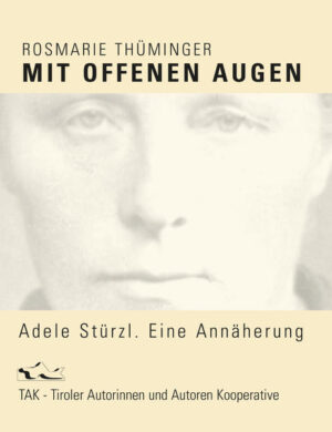 Adele Stürzl geboren am 23. Nov. 1892 als Tochter der Maria und des Johann Sturz in Wien, Favoriten. Die Eltern stammten aus dem südböhmischen Bezirk Znaim. Nach einer harten Kindheit und Jugendjahren als Dienstmagd wagt sie den Ausbruch ins Ungewisse und fährt nach Wien zurück, um sich dort Arbeit zu suchen. Hier kommt sie in Kontakt mit der Sozialdemokratischen Arbeiterbewegung, der sie sich mehr und mehr zugehörig fühlt. In Budapest lernt sie ihren Mann kennen. Mit ihm zieht sie nach Beendigung des 1. Weltkrieges nach Kufstein in Tirol. Ihr politisches Engagement in der Partei, ihr Eintritt in die KPÖ und ihr unbezwingbarer Einsatz gegen den Faschismus und den beginnenden Terror des Nationalsozialismus werden hier in engagierter und einfühlsam recherchierter Weise beschrieben. Rosmarie Thüminger zeigt eine mutige Frau. Es ist eine Würdigung Adele Stürzls, die im Widerstand ihr Leben verlor. Eine respektvolle Annäherung an ihre Beweggründe, ihre Hoffnung und Überzeugung, die ihr mutiges Handeln leiteten. Eingebettet in das geschichtliche Umfeld, mit der lebendigen Schilderung der Lebensbedingungen dieser Zeit. Adele Stürzl hat viele Jahre in Kufstein in Tirol gewirkt, es gibt auch eine kleine Straße dort mit ihrem Namen: darum hat sich der Kufsteiner Kurt Mandler bemüht und auch darum, dass 1987 eine Gedenktafel für Adele Stürzl am Kufsteiner Friedhof angebracht wurde.