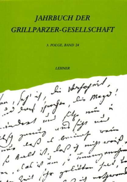 Jahrbuch der Grillparzer-Gesellschaft: Jahrbuch der Grillparzer-Gesellschaft | Bundesamt für magische Wesen