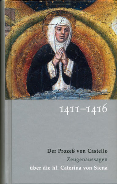 Wie war die hl. Caterina von Siena? Was war das Geheimnis ihrer Faszination, der sich kaum jemand entziehen konnte? Antwort auf diese Fragen geben ihre ehemaligen Schüler mit ihren Aussagen im sogenannten Prozeß von Castello, der in den Jahren 1411-1416 unter der Autorität des Bischofs von Castello (Venedig) im Hinblick auf Caterinas Heiligsprechung durchgeführt wurde. Neben Raimunds Legenda Maior gehört diese Sammlung zu den wichtigsten historischen Quellen über die Heilige von Siena. Die Dokumentation wird hiermit zum ersten Mal in deutscher Sprache vorgelegt.
