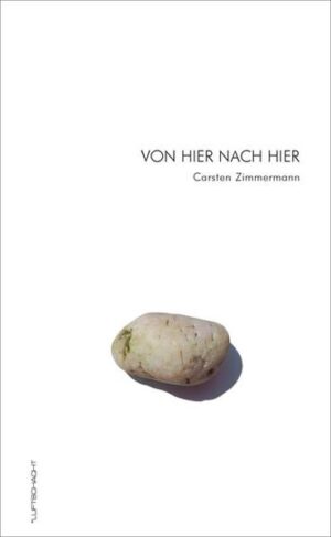 Peter blickt aus seiner Wohnung auf die Stadt. Geht in ihr, nähert sich ihr an, zieht sich zurück. Er versteht sich nicht gut aufs Erinnern und die Zukunft hat für ihn wenig Evidenz: "Von hier nach hier" ist die äußerlich ruhige, in Episoden geschriebene Geschichte von Peter, einem sensiblen Urenkel des Monsieur Teste, einem „Entschleuniger“ mit der Neigung zu vormodernen Gemütslagen, der in Berlin mit den Phänomenen der (Post-)Moderne konfrontiert wird. Sein Enthaltensein in der Gegenwart ist absolut, nahtlos verbunden mit dem Kontinuum aller Dinge. Dieses stille, ganz der Gegenwart geöffnete Wahrnehmen steht jedoch in einem Spannungsverhältnis zur Person, die sich als Akteur begreift, die handelt und Geschichten über ihre Gewinne und Verluste erzählt.