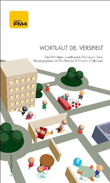 Radio FM4: Die Top-Ten Kurzgeschichten 2008: Wortlaut, der jährliche Literaturwettbewerb des Radiosenders FM4: Die besten zehn Geschichten in einem Band vereint. Größte inhaltliche Vielfalt ist auch zum diesjährigen Thema „verspielt“ zu erwarten. Fast 900 Texte sind in der FM4-Redaktion wieder eingelangt. Und wieder einmal verteilen sich die Wortlaut-Autorinnen und -Autoren über ganz Europa - über Österreich, Deutschland, die Schweiz und Frankreich, aber auch Einsendungen aus den USA waren dabei. Doch nur zehn Autorinnen und Autoren, die ihre Gedanken, Ideen und Assoziationen zum Thema "verspielt" in eine Kurzgeschichte gefasst haben, wurden für diese Anthologie ausgewählt. Die Jury: Thomas Meinecke (Autor, Musiker und DJ), Kathrin Passig (Autorin und Bachmannpreisträgerin), Annina Schmid (Gewinnerin Wortlaut 07), Michael Stavaric (Autor) und Franz Adrian Wenzl (Musiker und Autor).