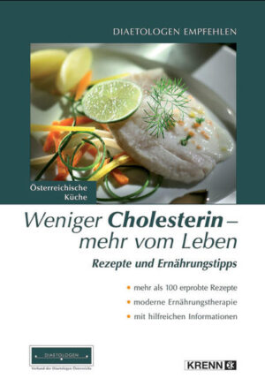 Ein erhöhter Cholesterinspiegel ist einer der Hauptrisikofaktoren für Herz-Kreislauf-Erkrankungen. Durch richtige Ernährung und bewussteren Lebensstil kann man persönlich sehr viel dazu beitragen. Dieser Ratgeber hilft Betroffenen, sich cholesterinarm zu ernähren, ohne auf gutes Essen und Trinken verzichten zu müssen.