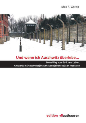 "Zum ersten Mal seit Jahren betrachtete ich mich selbst in einem Standspiegel. Schon seit langem an den ausgemergelten Anblick meiner Mithäftlinge gewöhnt, war ich doch überrascht, mich selbst nur noch als Haut und Knochen zu sehen, eine wandelnde Anatomiestudie. Meine Wangen waren eingefallen. Meine Augen hatten sich in den Schädel zurückgezogen. Mein Schädel war grob rasiert, bis auf einen Streifen in der MItte. Ich wog vermutlich knapp 40 Kilogramm, ein erwachsener Mann, 1,70 Meter groß, fast 21 Jahre alt."  So beginnt die Schilderung von Max. R. Garcia über seine Befreiung aus dem KZ Ebensee am 6. Mai 1945.  Der Autor, der im Juni 1924 in Amsterdam geboren wurde, erzählt in diesem Buch seine beeindruckende Lebensgesschichte, die in einer holländisch-jüdischen Familie ihren Anfang nahm. Nach der Besetzung der Niederlande durch die Nationalsozialisten wurde Max Garcia verhaftet und in verschiedene Konzentrationslager deportiert. Er überlebte den Schrecken des Holocaust und wanderte nach dem Krieg in die USA aus, wurde dort Architekt und gründete eine Familie.  "Ich habe Vieles vergeben und dadurch sehr viel bekommen. Natürlich habe ich nichts vergessen."  Max. R. Garcia