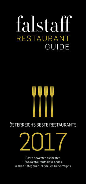 Nicht weniger als 1670 Restaurants aus ganz Österreich werden dieses Jahr präsentiert – besucht und bewertet von den 16.000 Mitgliedern des Gourmetclubs, Österreichs führender Feinschmecker-Community. Die besondere Vielfalt der österreichischen Gastronomieszene findet sich in diesem Guide wieder: Von den kulinarischen Topadressen des Landes, den innovativsten Neueröffnungen, den alteingesessenen Klassikern und den Geheimtipps fernab der ausgetretenen Küchenpfade.