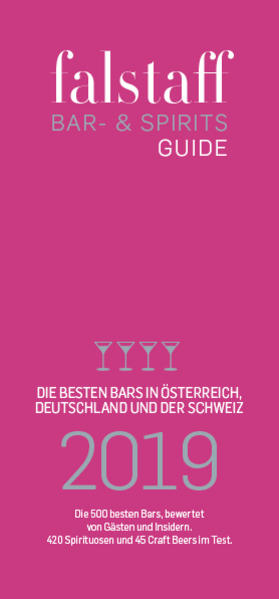 Die besten 600 Bars in Deutschland, Österreich und der Schweiz sowie die 500 Top-Spirituosen werden beschrieben und bewertet.. Verkostungsnotizen und Bewertungen sollen Konsumenten und Kennern eine einfach vergleichbare Vorstellung des jeweiligen Produktes liefern. Bewertet wird im bewährten 100-Punkte-Schema, bereits bekannt aus unseren Wein- und Bier-Tastings.