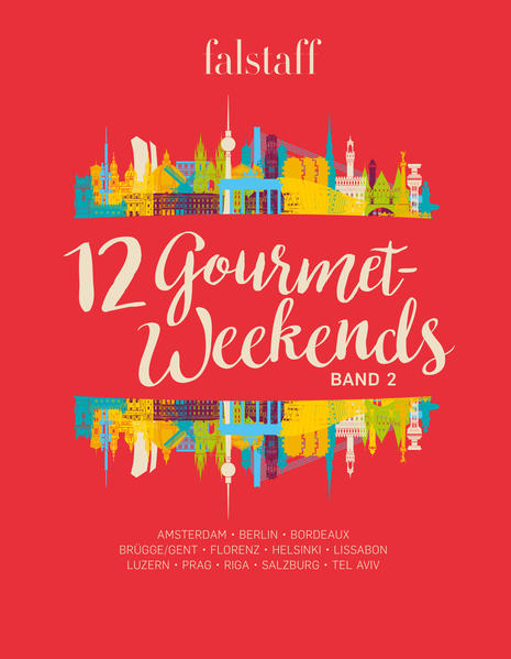 Der zweite Prachtband »12 Gourmet Weekends« aus der Falstaff-Edition gewährt kulinarische Insider-Einblicke für Ihren nächsten Städtetrip. Was ist in drei Tagen Lissabon zu tun? Wo isst man in Prag momentan am Stilvollsten. In welchem Hotel muss man in Berlin genächtigt haben. Dazu gibt es für jede der zwölf Städte Restaurant-, Bar-, Cafés und Ausgehtipps, die eine spannende und kompetente Tour d’Horizon durch die Genuss- und Lifestylegefilde der jeweiligen City und mit zahlreichen Insidertipps unserer Autoren aufwarten.