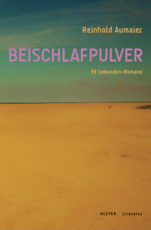 Falls es stimmt, dass dickleibige Romane heute gerne gekauft, die schmalen aber eher gelesen werden, dann sollte sich Reinhold Aumaier mit seinem neuen Buch eine große Leserschaft einhandeln: 99 „Sekunden-Romane“, selten länger als ein Satz, präsentiert vorliegendes Bändchen. Aumaier betreibt mit diesen Miniaturen einen Trapezakt zwischen Aphorismus und Kürzestprosa.