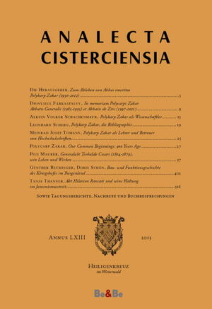 Analecta Cisterciensia 63 (2013) | Bundesamt für magische Wesen