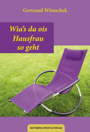 Die Autorin wurde im November 1960 in Wels geboren und lebt seit 1990 in Marchtrenk. Sie hat 12 Jahre bei ihren beiden Kindern verbracht, bevor sie wieder in ihren Beruf als Buchhalterin einstieg. In dieser relativ langen Zeit hat sie sich immer wieder Gedanken zu dem Thema „Ach, das bisserl Haushalt“ gemacht. Als sie eines Tages feststellte, dass sich diese reimten, hat sie begonnen, ihre Gedanken aufzuschreiben. 2004 hat sie den Verein OÖ. Talenteforum für Literatur und Kunst mitbegründet, der nun unter dem Namen KUvée geführt wird. "Wia sche ah ’s Daunisitzn waar, mei Schauklstuih woar meistens laar! Zeit zum Rastn is mir net bliebm, wenn doh - hob ih a Gschichterl gschriebm."