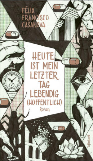 Bernardo sehnt sich nach dem Tod, er ist jung und seines Daseins überdrüssig. Ein Pflaster über dem Loch an seiner Schläfe zeugt von dem letzten einer Reihe erfolgloser Versuche, diese Welt zu verlassen. Erfolglos nicht aus Ungeschick: Bernardo kann einfach nicht sterben. Das ist seine Gabe, er empfindet sie als Fluch, dem er immer wieder zu entgehen versucht. Ein Streitpunkt zwischen ihm und Marta, zu der er ein ambivalentes Verhältnis zwischen Freund- und Liebschaft unterhält. Sie pflegt ihn jedesmal gesund, kehrt dann aber wieder zu David zurück, einem kränkelnden, alternden Dichter, der Bernardos Eifersucht weckt. Eifersucht wegen seines sich abzeichnenden baldigen Ablebens, nicht wegen Marta. Absurd komische Erzählpassagen, symbolistisch aufgeladene Träume, literarische Verweise, Rezeptionen eigener Gedichte: Heute ist mein letzter Tag lebendig (hoffentlich) ist ein wahrlich lustvoll wüstes Textkonstrukt, das der damals erst 17jährige Felíx Francisco Casanova in nur 44 Tagen zu Papier gebracht hat und das in seiner formalen und inhaltlichen Reife weit über die Lebensjahre des Autors und seine Zeit hinausweist. Umso zynischer der Umstand, dass der geistige Vater des unsterblichen Bernardo selbst unter nie ganz geklärten Umständen mit 19 Jahren aus dem Leben schied.