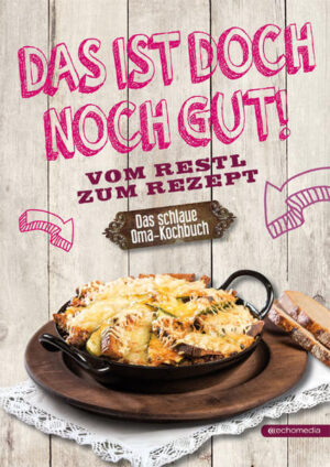 Sie kennen das sicher: Der Blick in den Kühlschrank sagt Ihnen, dass Sie vom letzten Einkauf wohl wieder zu viel des Guten mitgebracht haben. Das Gemüse ist bald welk, das Brot wird schön langsam hart und die Reste vom Sonntagsbraten sind in einigen Tagen auch nicht mehr genießbar – was also tun? Wegwerfen? „Nein, werden Sie sicher denken, „das ist doch noch gut!“ Genau! Denn wie Sie aus diesen Restln köstliche Gerichte zaubern, verrät Ihnen das soeben erschienene schlaue Oma-Kochbuch „Das ist doch noch gut! Vom Restl zum Rezept“. Die vielen köstlichen Rezepte zur Resteverwertung und die Tipps und Ideen zum richtigen Umgang mit Lebensmitteln wurden unter dem Motto: „Das ist doch noch gut!“, einer Aktion der Pfeiffer Handelsgruppe, gesammelt. Omas und Opas, aber auch Kochprofis verraten dabei ihre persönlichen, gut gehüteten Rezepte und teilen ihr Wissen und ihre Erfahrungen mit anderen. Eine Auswahl davon findet man in diesem außergewöhnlichen, kulinarisch wie optisch sehr ansprechenden Buch, das große Lust zum Schmökern und Nachkochen macht.