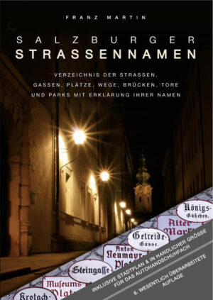 Wissen Sie, wo in Salzburg früher der „Hühnermarkt“ war? – Nein? – Am heutigen „Kranzlmarkt“. Der „Fleischbankplatz“? Am „Ferdinand-Hanusch-Platz“. Wussten Sie, dass die „Auerspergstraße“ zwischen 1938 und 1945 „Straße der SA“ hieß? Dass es im Mittelalter kaum Straßenbezeichnungen gab, sondern die Märkte die Namen der Waren erhielten, die dort verkauft wurden? Und dass Hausnummern in der Stadt erst im Jahr 1800 zur Erleichterung der Einquartierung der Franzosen eingeführt wurden? Andreas Martin konnte für die nunmehr 6. Auflage des legendären Straßenführers durch Salzburg mit gegenwärtig 1156 Bezeichnungen von Straßen, Plätzen, Gassen, Toren, Brücken und Parks der Stadt zahlreiche prominente Namen neu aufnehmen. Dazu zählt unter anderem der Marko-Feingold-Steg, der frühere Makart-Steg, dessen Namensgebung an den verstorbenen Holocaust-Überlebenden und langjährigen Präsidenten der Israelitischen Kultusgemeinde Salzburg erinnert.