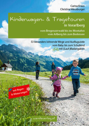 Durch die schönsten Regionen Österreichs wandern. Barrierefreie Höhenweg auf über 1500 m Seehöhe begehen. Traumhafte Fernblicke in die Schweizer und Allgäuer Berge oder auf den Bodensee genießen. In glasklare Bergseen eintauchen und nach Herzenslust in Bächle plantschen. In diesem Buch finden nicht nur Eltern ihre Traumlandschaften. Es ist ein generationsübergreifender Wanderführer, der - vom Säugling bis ins hohe Alter - Zeit zum Genießen schenkt.