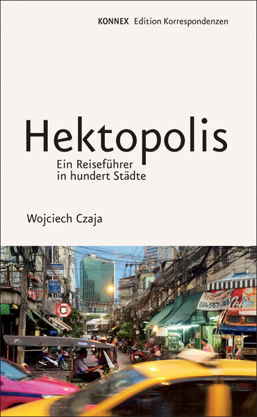 Jede Stadt ist anders. Jede Stadt hat ihren eigenen Charakter, aber auch ihre ganz eigenen Geschichten und Erlebnisse, die sie zu bieten hat. Der vielreisende Stadtliebhaber Wojciech Czaja widmet sich in seinem Buch Hektopolis genau diesen ortsspezifischen, feinstofflichen Wesen und Anekdoten. Porträtiert werden hundert Städte aus aller Welt – vom Megakosmos Mexico City über kleine Preziosen wie Al Buraimi im Oman bis hin zu längst bekannten Destinationen, die im Ergründen und Beobachten einen alternativen Blick hinter die sonst übliche, touristische Städtetrip-Schablone offenbaren. Da ist die Rede von in Fußballtrikots gekleideten Hunden im ­Parque México, von leuchtenden Haarshampoo-Häusern an der Grenze zu den Vereinigten Arabischen Emiraten, von heimlich versteckten Gondoliere-Kantinen in der Lagunenstadt ­Venedig. Hektopolis ist eine Collage von Momentaufnahmen und eine Liebeserklärung an die – subjektive wie auch objektive – Unterschiedlichkeit der Welt. Mit Porträts aus Warschau, Bukarest, Marseille, St. Petersburg, Tirana, Tel Aviv, Sana’a, Isfahan, Marrakesh, Asmara, Johannesburg, Stone Town, Havanna, Chicago, Detroit, Oaxaca, Rio de Janeiro, Manaus, Mandalay, Phnom Penh, Seoul, Hong Kong, Macau, Kyoto, Bangkok u.  v.  m.