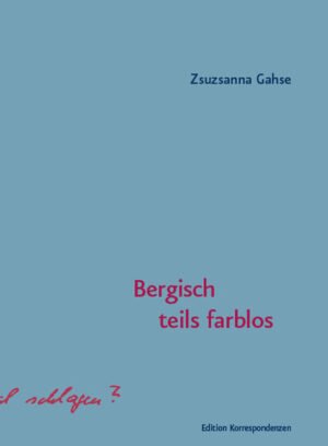 »Kaum zu fassen, wie unterschiedlich Berge betrachtet werden. Investitionsmöglichkeiten, Urlaubsregionen, Jagdgebiete, Regionen für Klettertouren zum Himmel hinauf …«, notiert die Ich-Erzählerin von Bergisch in eine ihrer Mappen. Unterwegs in nicht nur freundlichen Alpengegenden sammelt sie in unterschiedlichen Hotels und Berghütten Porträts von Besuchern und den heimischen Gastgebern. Öfters ist sie auch mit Freunden unterwegs, die ihr Interesse für Speisen, Sprachen und deren topografische Zusammenhänge teilen. Sie sammeln Farben, suchen sogar nach Farblosigkeiten, und zu sechst entwickeln sie die Idee eines begehbaren Tagebuchs, um ihre Beobachtungen aufschlussreich archivieren und präsentieren zu können. Nach und nach tauchen weitere Gebirge auf, unter anderem das Uralgebirge oder etwa die Guayana-Region, und auch die Berge aus Literatur und Kunst sind mit von der Partie. In über 500 Aufzeichnungen entfaltet Zsuzsanna Gahse ein feinmaschiges Zusammenspiel zwischen den sechs Personen und zugleich entsteht ein lebendiges Panorama der Bergwelten, eine vielschichtige Typologie des »Bergischen«.