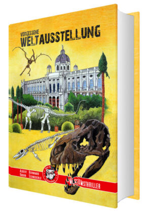 Vergessene WeltAUSSTELLUNG ist wieder eine Zusammenarbeit mit dem Naturhistorischen Museum Wien. Das Museum lieferte den wissenschaftlichen/historischen Background, wir verpackten das Ganze in einen humorvollen Thriller. Co-Autor ist Bernhard Schnederle, der mir schon bei den Mammuts zur Seite stand. Die Protagonisten im Buch sind reale Mitarbeiter des Museums, auch wenn einige Namen geringfügig geändert wurden. Der Direktor ist dagegen frei erfunden. Inhaltlich geht es um die vor Jahrzehnten abgesagte Weltausstellung der größten Saurierskelette aller Zeiten und um den Fund eines neuen Riesensauriers. Genau dieses neue Skelett könnte die Weltausstellung abermals verhindern, wenn es nicht gelingt, den "T-Rex-Killer" rechtzeitig vor Eröffnung nach Wien zu holen. Hauptschauplätze sind das NHM und eine Insel im Südchinesischen Meer (Fundort des T-Rex-Killers), deren besondere Eigentumsrechte für Komplikationen sorgen.