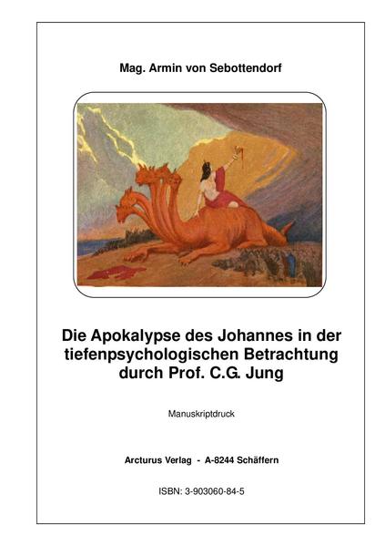 Die Apokalypse des Johannes erfordert seit fast 2000 Jahren die Interpretationskünste von Theologen und glaubensinteressierten Personen heraus. Erst im 20. Jahrhundert hat sich die Tiefenpsychologie mit diesem Thema beschäftigt und es war vor allem Prof. C. G. Jung aus Zürich, der sich eingehend mit diese Thema beschäftigt hat. Er kommt dabei zu interessanten Schlussfolgerungen, die detailliert in diesem Werk dargestellt werden.