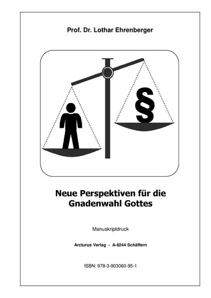 In kirchlichen Kreisen gibt es seit Jahrhunderten Spekulationen über die Gnadenwahl Gottes bzw. von Jesus Christus. Kühne Spekulationen wurden zu diesem Thema aufgestellt und es ist des öfteren zu Auseinandersetzungen zwischen katholischen Ordensgemeinschaften gekommen und manchmal auch fast zu einer Kirchenspaltung. Viele Ursachen dafür liegen in den nicht richtigen oder nicht vollständigen Texten und Übersetzungen in den Evanglien und diese haben manche Verwirrung angestellt. Der Autor beschäftigt sich seit einigen Jahrzehnten mit den Urtexten der Evangelien und hat die neuesten Offenbarungsquellen mit berücksichtigt, um daraus eine völlig neue Sichtweise zu dem Thema „Neue Perspektiven für die Gnadenwahl Gottes“ zu gewinnen.