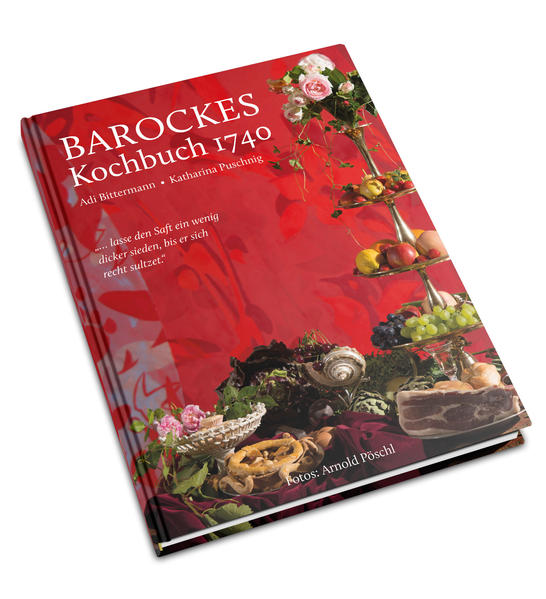 Wie und was kochte das Bürgertum 1740 in Österreich? Dieser Frage stellten sich Haubenkoch Adi Bittermann und Koautorin Katharina Puschnig, indem sie ausgewählte Rezepte aus dem Werk Nutzliches Koch-Buch. Oder: Kurtzer Unterricht / In welchem Unterschiedene Speisen Gut zu zubereiten beschriben seynd. Erstlich zu Wienn in kleineren Form gedruckt, Anjetzo aber / Da vil der Kocherey Verständige, dises Buch wegen ihrer gut- und sichergestelten Einrichtung sattsam approbieret haben, auf vilfältiges Ersuchen in disem Form wiederum neu zum Druck beförderet. (Steyr: Johann Adam Holtzmayr seel. Wittib und Erben 1740) ins 21. Jahrhundert „übersetzten“. Was hat sich in der heutigen Küche erhalten, was ist verschwunden? Die Rezepte sind knapp und verständlich geschrieben. Mit vielen Fachtipps und Tricks. Mit Originalrezepten und einem ausführlichen Index der barocken Küchensprache. „... nimm ein gute Rind-Suppen, brenn es schön dicklet ein, mache es ansäuerlicht mit Wein und Eßig, gewürtzt mit gemischten Gewürtz, und gestossenen Gewürtz-Näglein, richte das Fleisch in ein Rein oder Kessel, die Suppen darüber gegossen, nimm klein geschnittene Lemoni-Schäler, laß aufsieden, und gibs auf den Tisch ...“ Eine wunderbare kulinarische Zeitreise in die Geschmackswelt des Bürgertums zur Zeit Kaiserin Maria Theresias. Ein Stück fast 300 Jahre alter Kochkultur. Dies ist kein Kochbuch für schnelle Gerichte, sondern eine Anleitung zum Experimentieren und Genießen. Es wurde schon damals nachhaltig gekocht, sozusagen „Slow Food“ von 1740. Mit Beiträgen von Ingrid Haslinger zum Thema „Tafeln im Barock und Rokoko“, von Bernardette Kalteis zum Thema Gewürze und amüsanten sowie informativen Einleitungen über den historischen Hintergrund zu den einzelnen Kapiteln von Hannes Etzlstorfer. Ein barockes Gesamtkunstwerk und eine Fundgrube für Feinschmecker und Liebhaber der österreichischen Küchengeschichte.