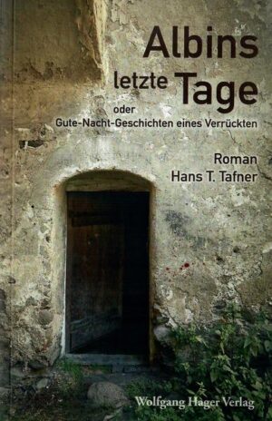 Albin, ein aus Gesundheitsgründen vorzeitig pensionierter Polizeibeamter, sucht sich tagsüber Kriminalfälle aus alten Zeitungen heraus, die sich in den Jahren 1895 bis 1949 tatsächlich im Aichfeld ereignet haben. Diese Mordtaten formt er zu Gute-Nacht-Geschichten und erzählt sie seiner Frau Alice. In letzter Zeit bemerkt Albin, dass seine Frau in den Nächten das Haus verlässt und erst am nächsten Morgen wieder zurückkommt. Albin ersucht seinen ehemaligen Polizeikollegen Andreas, er möge sein Haus observieren, seiner Frau nachgehen und sie beobachten. Eines Tages sind Albin und sein Kollege Andreas verschwunden. „Albins letzte Tage oder Gute-Nacht-Geschichten eines Verrückten“ ist nach „Rotfeld“ und „Herrgott im Blut“ der dritte Band der Roman-Trilogie über das Leben und Nichtleben im Aichfeld in den Jahren 1880 bis 2020.