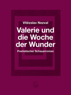 Die junge Valerie erlebt ihr erotisches Erwachen. Sie wird von einem geheimnisvollen Vampir heim­gesucht, verliebt sich zum ersten Mal, Traum und Wirklichkeit verschmelzen zu einer unwiderstehlich spannenden Abfolge von Wundern. Der tschechische Poetismus wurde zeitgleich mit dem französischen Surrealismus entwickelt und ist «eine Methode, das Leben als Gedicht zu sehen». Der vorliegende Roman, verfasst 1935, publiziert 1945, diente 1970 als Vorlage für den berühmten gleichnamigen Film von Jaromil Jireš.