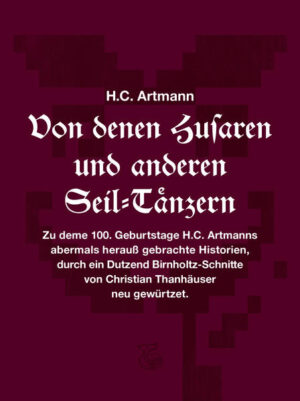 XXVI Geschichten über Husaren, Hexen und Seiltänzer, wie sie tapfer und lustvoll durchs Leben gehen, und XXVII Gedichte über Tod, Lentz und Lebensfreude. Eine Hexe sitzt im Apfelbaum und ißt Äpfel, der Frühling ist ein Aderblutenteiser, das Hertz ist eine starcke Bombe. H.C. Artmann (1921-2000) brachte die österreichische, und überhaupt deutschsprachige Literatur nach 1945 wieder zum Leuchten. Seine Husaren sind nicht nur sehr lustig, sondern auch vorbildlich respektvoll. Artmann zitiert fröhlich auf Osmanisch, Slowenisch, Provenzalisch, Spanisch, Latein, Griechisch etc. Aber wo hatte er die Zitate her? Für die vorliegende Ausgabe hat der Philologe und Dichter Ond?ej Cikán erstmals Artmanns Quellen ausgeforscht. So macht das Büchlein doppelt Spaß. Illustriert mit zwölf Holzschnitten von Christian Thanhäuser, der sich von den Panduren-Tafeln Josef Ignaz Mildorfers inspirieren ließ. Zum 100. Geburtstag H.C. Artmanns.