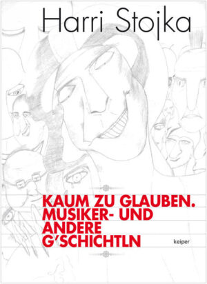 Authentische Stimmen werden immer rarer. Harri Stojka ist eine von ihnen, in jeder Hinsicht: ob als Jazzgitarrist oder als Autor dialektaler Texte, Stojka ist echt. Das vorliegende Buch ist sein zweites in der edition keiper. Der hochgelobten, mittlerweile zum Kult avancierten Sammlung humorvoll-pointierter Dialektgedichte folgt nun eine Sammlung ebenso pointierter Anekdoten, die das Leben schrieb, und die in Harris unnachahmlicher „Wiener Schnauze“ zu Papier gebracht wurde. Harri Stojka ist ja in Wien eine stadtbekannte Erscheinung, und so entsteht aus zufälligen Begegnungen, allerlei alltäglichen Situationen, vor allem aber aus seiner beruflichen Tätigkeit, eine vielfältige Sammlung von Geschichten, die zum Brüllen sind, aber auch zum Nachdenken anregen - trocken, in authentischem Dialekt, durch den Stojkas wirkliche Stimme durchscheint, lapidar, lakonisch, oft dramatisch. Kein Wort zu viel, immer wieder am Rande des Witzes vorbeischrammend, aber eben echtes Leben und nicht zuletzt ein biografischer Bilderbogen. Was ihn als Musiker auszeichnet, die stets angemessen Phrase, das untrügliche Stilgefühl, trifft auch hier zu. So fügt er sich schlüssig und dennoch ganz originell und eigenständig ein in eine lange Tradition Wiener Dialektliteratur. Erstmals tritt Harri Stojka in Kaum zu glauben aber auch in einer dritten künstlerischen Ausdrucksform vor die Öffentlichkeit, die seine kreative Vielseitigkeit demons-triert: seine Texte werden ergänzt durch eine Auswahl von Blättern und Zeichnungen, die wie im Vorgängerbuch (Zeichnungen von Walter Schmögner) die Geschichten ideal, mitunter humorvoll, illustrieren und ergänzen.