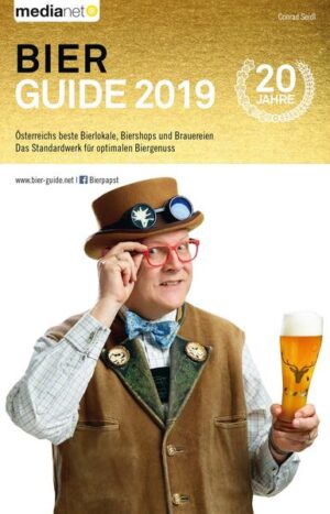 Stolz präsentiert Bierpapst Conrad Seidl die 20. Ausgabe seines Bierguide: Was ist drin im Bierglas, was ist drin im Bier, was ist drin in der Bierszene? Der Bierpapst beantwortet alle diese Fragen - unter anderem in einem langen Kapitel über die Entwicklung der österreichischen Bierszene und ihre Rolle im internationalen Vergleicht. Und er stellt diese neue Vielfalt der Bierszene vor: Neue Biere, neue Brauereien - und natürlich neue Bierlokale neben den bestehenden Traditionsbetrieben, die die österreichische Bierkultur ausmachen und auch spezialisierte Geschäfte, wo man Bierspezialitäten kaufen kann. 450 Seiten voll gepackt mit bieriger Information bietet der aktuelle Guide. Rund 1200 Bierlokale haben es in das aktuelle Listing geschafft, darunter sehr traditionelle Wirtshäuser, die sich um Bierpflege verdient machen, aber ebenso die neuesten Craftbier-Bars, in denen rare Bierspezialitäten von Kleinstbrauereien angeboten werden oder aber die Brauereien, bei denen es tatsächlich etwas zu sehen oder zu erleben gibt. Die aktuelle Ausgabe von Conrad Seidls Bierguide zeigt auch, dass die heimischen Braumeister Jahr für Jahr Biere brauen, die das bisherige Angebot noch übertreffen. Alle Lokaltipps des Bierguides sind auch online abrufbar: die Website www.bier-guide.net ermöglicht sogar eine Suche, wo man in der Nähe ein bestimmtes Bier gut gezapft finden kann. Und sie gibt Bierfreunden die Gelegenheit, unmittelbares Feedback zu den Bierlokalen zu geben, in denen sie gerade waren - viele derartige Bewertungen wurden von der Redaktion berücksichtigt und haben auch im laufenden Jahr immer wieder zu Korrekturen geführt.