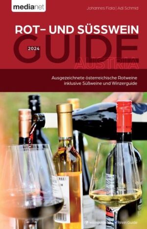 Seit Jahren gilt der Rot- und Süßwein Guide Austria von Johannes Fiala und Adi Schmid als DAS profunde Nachschlagewerk sowohl für die Gastronomie als auch private Weinliebhaber. In der aktuellen Ausgabe werden auf 212 Seiten insgesamt 297 Rot- und Süßweine beschrieben und bewertet. Dazu kommt allerlei nützliches Wissen von der Rebe bis zum Glas. Eine zentrale Rolle spielen im Rot- und Süßwein Guide Austria die Verkostungen und Beurteilungen der eingereichten Weine durch ein Experten-Team - bestehend aus Topsommeliers, Weinakademikern, Weinhändler:innen und Fachjournalisten - rund um Johannes Fiala und Adi Schmid. Insgesamt stellten sich 110 Winzer mit ihren Weinen dem Expertenteam. Welche sind also die besten aktuell erhältlichen Rot- und Süßweine aus Österreich? Diese Frage beantwortet der Rotwein Guide Austria 2024.