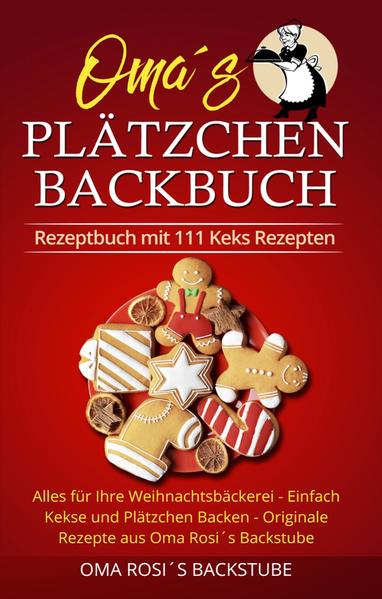 Mit Oma Rosi wie früher backen! Das beste Backbuch um nicht nur nach Rezept sondern auch mit Liebe zu backen. Mein Name ist Rosemarie und seit Jahren bin ich begeisterte Bäckerin und Naschkatze. Wie gerne ich meine Köstlichkeiten genieße, lässt sich auch kaum übersehen, wenn ich an mir herabschaue. Doch nicht nur ich nasche meine Leckereien gerne, sondern ich liebe es für oder mit meinen Enkeln zu backen. Gemeinsam in der Küche zu stehen, mit den verschiedenen Zutaten herumzuhantieren, den Jüngsten etwas Neues beizubringen und noch jede Menge Spaß zu haben, ist einfach das Größte für mich. Nicht verwunderlich, dass ich immer wieder höre: „Oma Rosi, wann backen wir wieder?“. Die wohl backlastigste Zeit ist Weihnachten. Was wäre das Weihnachtsfest ohne leckere Plätzchen, frisch aus dem Ofen? Schon Wochen vor Heilig Abend kannst Du backen, backen und nochmals backen. Ich zeige Dir unzählige verschiedene Rezepte, die leckerer kaum sein könnten. Für jeden Geschmack ist etwas dabei und Du musst nur zulangen. Doch vergiss Deine Familie nicht, denn diese will sicherlich auch einmal von Deinen Backkünsten kosten. Die besten Rezepte Es gibt einige Plätzchen, die zum Weihnachtsfest gehören, wie Baum, Schmuck, Geschenke und Omas Kuchen. Zum Beispiel Vanillekipferl, Linzer Sterne, Lebkuchen oder Schwarz-Weiß-Gebäck. Solche Plätzchen fallen unter die Rubrik „Klassische Weihnachtsbäckerei“. Sie sind immer köstlich, abwechslungsreich und sorgen sofort für eine schöne Weihnachtsstimmung. Doch Du musst nicht nur meine klassischen Rezepte nachbacken, sondern ich habe viele unterschiedliche Leckereien. Oma Rosi steht immerhin schon seit Jahrzehnten in der Küche. Mit der Zeit hat sich das eine oder andere Rezept angesammelt, das ich nun mit Dir teilen will. Du wirst vollkommen neue Geschmackskomponenten entdecken, die Du so nicht erwartet hast. Auch ich war überrascht, als ich meine neuen Kreationen das erste Mal probierte. Trotz der neuen Zutaten sind meine kreativen Rezepte nicht wenig weihnachtlich. Die Kunst des Backens Backen ist nicht mit Kochen vergleichbar. Beim Kochen kannst Du mit der Menge der Zutaten variieren und dennoch wird es am Ende gut. Beim Backen kann schon etwas Mehl zu viel, dafür sorgen, dass der Teig trocken und unbrauchbar wird. Keine Angst, Oma Rosi hat die richtige Lösung für Dich: eine Schritt-für-Schritt-Anleitung. Ich habe Dir die Zutaten aufgelistet, sodass Du diese nur grammgenau nachkaufen musst. Anschließend folgst Du einfach meinen kurzen, aber einfachen Anweisungen. Ich zeige Dir in wenigen Schritten, wie Du bei den jeweiligen Plätzchen vorgehen musst. Selbst Backanfänger können nicht viel falsch machen und schon bald fliegt der Duft nach frisch gebackenen Plätzchen durch das Haus. Pass aber auf, dass kleine, gierige Finger Dir nicht sofort alle Plätzchen vom Blech mopsen. Ich wünsche dir viel Spaß beim Backen und ein frohes Fest!