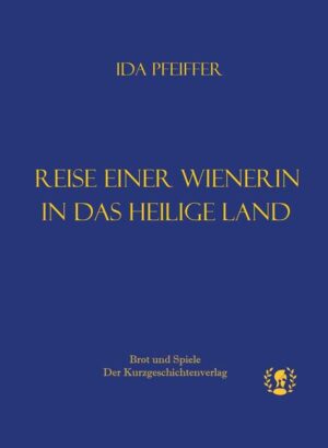 Ida Pfeiffer (1797-1858) war eine bemerkenswerte und ganz und gar untypische Erscheinung des Wiener Biedermeier. Um die Mitte des 19. Jahrhunderts reiste sie nicht nur nach Palästina und Ägypten, sondern auch nach Brasilien, Chile, Hong-kong, Indien, Südafrika , Borneo, Kalifornien (während des Goldrausches), schließ-lich Mauritius und Madagaskar. Dieser Bericht über ihre Reise nach Jerusalem über Konstantinopel, Beirut und Damaskus im Jahre 1842 soll Neugier auf ihre weiteren Weltfahrten wecken und ihr helfen, wieder das breite Publikum zu finden, das sie verdient.