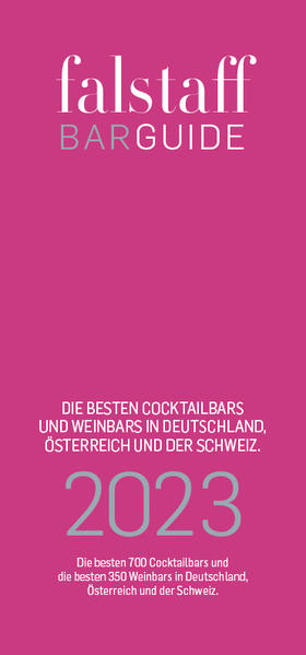 Die besten 700 Cocktailbars und die besten 350 Weinbars in Deutschland, Österreich und der Schweiz.