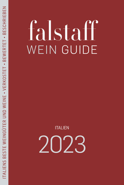 2022 erscheint zum ersten Mal ein eigener Falstaff Weinguide Italien und präsentiert die vielseitige Weinlandschaft Italiens in ihrer vollen Pracht. Rund 500 selektierte Weingüter und deren erlesene Weine finden darin Platz und werden gemeinsam mit Italiens interessantesten Weinregionen vorgestellt.