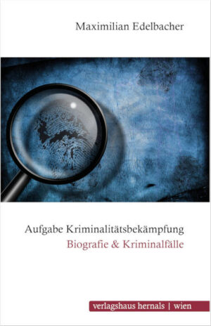 Maximilian Edelbacher war mit Leidenschaft Kriminalist. Er war viele Jahre Vorstand des Wiener Sicherheitsbüros. In diese Zeit fielen die Morde im Krankenhaus Lainz und die Favoritner Mädchenmorde. Die Fälle lösten großes mediales Interesse aus, Edelbachers Arbeit war Angriffen aus der Politik und der Bevölkerung ausgesetzt. Unter seiner Leitung wurde auch der Fall des Serienmörders Jack Unterweger geklärt. Edelbacher betonte stets, dass die Aufklärungserfolge der Zusammenarbeit aller KriminalbeamtInnen geschuldet waren. Er blickt auf seine kriminalistische Arbeit, auf seine Tätigkeit an zahlreichen nationalen und internationalen Universitäten und auf seine Zeit beim Chicago Police Department und dem FBI zurück. Im Film „Der Räuber“ spielte er die Rolle des Kommissars Seidl. Gelegentlich tritt er mit der Wiener Blue(s) Band auf.