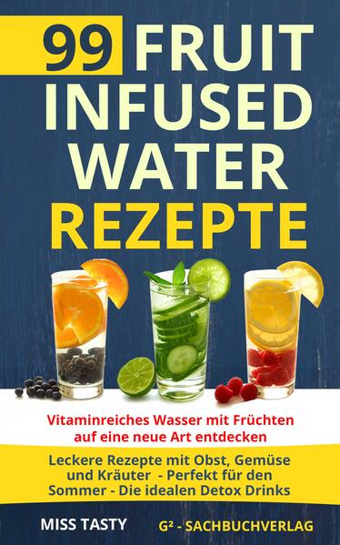 Die erfrischenden Infused-Water Getränke sind voll im Trend. Das liegt nicht nur daran, dass es sich um leckere Getränke für jede Jahreszeit handelt, sondern auch an dem gesundheitsfördernden Aspekt von Infused-Water. Je nach Variation der fruchtigen Zutaten eines Infused-Water, entstehen verschiedene gesundheitliche Vorteile. Zum Beispiel wird dafür gesorgt, dass die Haut besser durchblutet, die Verdauung angeregt oder Herz-Kreislauf-Erkrankungen vorgebeugt wird. Vor allem in den warmen Frühlings- und Sommermonaten werden Infused-Water Getränke gerne getrunken, um auf leckere Art und Weise für die Zufuhr von Flüssigkeit zu sorgen, um einer Dehydratation vorzubeugen. Im Winter können die einfach zuzubereitenden Getränke auch dazu genutzt werden, um beispielsweise die Abwehrkräfte zu schützen und ohne Krankheit durch die kalte, dunkle Jahreszeit zu kommen. Infused-Water Cocktails sind echte Fitmacher und zwar zu jeder Jahreszeit. Das Rezeptbuch beinhaltet 99 köstliche Infused-Water Rezepte. Diese reichen von Erdbeere-Minze über Apfel-Zimt-Maracuya, Lavendel-Zitrone-Limette, bis hin zu Erdbeere-Wassermelone-Kiwi. Das Buch wird dafür in drei Abschnitte unterteilt: der erste enthält Infused-Water Rezepte mit zwei Zutaten, der zweite Abschnitt setzt sich aus Rezepten mit drei Zutaten zusammen und der dritte beinhaltet einige Kombinationen und Ergänzungen der bereits vorgestellten Infused-Water Getränken. Alle dieser Rezepte zählen mit einer Schritt-für-Schritt-Anleitung und einer Einkaufsliste, die alle benötigten Zutaten beinhaltet und detailliert auflistet. Außerdem erhält der Leser am Ende eines jeden Infused-Water Rezeptes Auskunft über die Ernährungsfakten, sprich was die Zutaten im Hinblick auf die körperliche und geistige Gesundheit bewirken. Nach der Lektüre dieses Rezeptbuches weiß der Leser, wie diese Getränke zubereitet werden und kennt 99 Möglichkeiten, sich eine leckere Erfrischung innerhalb von wenigen Minuten zuzubereiten, ohne dafür viel Geld auszugeben. Also, schnell in den Supermarkt, die Zutaten besorgen, ein leckeres Infused-Water aus diesem Buch auswählen, zubereiten und dann: Guten Durst!