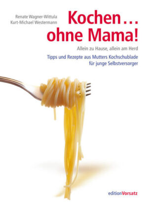 Für die Tochter, den Sohn steht ein neuer Lebensabschnitt bevor. Sie verlassen das Hotel Mama, stehen auf eigenen Füssen und müssen die lebenserhaltende Grundversorgung selbst bewältigen. Die Autorin wartet mit vielen Tipps einer erfahrenen Hausfrau und Kochbuchautorin auf und vermittelt mit einfachen Rezepten die Freude am Kochen. So startet sie mit Wissenswertem rund ums Kochen und der ersten Küchenausstattung. Dann folgen Rezepte für verschiedene Lebenssituationen wie Frühstück, Abendessen, Essen zu Zweit oder Partys. Dazwischen immer wieder Infokästen mit hilfreichen Hinweisen. Die Rezepte sind auf das meist schmale Budget ausgerichtet, vernachlässigen aber nicht die gesunde, ausgewogene Ernährung.