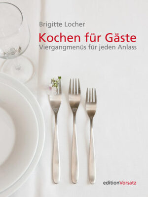 Nicht einfach nur Rezepte, sondern 25 verschiedene, in sich ausgewogene Viergangmenüs stellt die Autorin in diesem Buch vor. Bei den Zutaten richtet sie sich nach den Jahreszeiten und dem damit verbundenen Angebot an Gemüsen und Früchten. Innerhalb der Menüs achtet sie ebenso auf den Fettgehalt der Speisen als auch darauf, dass nicht alles aus dem Backofen, der Bratpfanne oder dem Gartopf kommt. Dabei werden aber immer der Genuss und die Freude am Essen gross geschrieben. Alle Gerichte sind leicht nachzukochen und selten ist der Gang in einen Spezialitätenladen erforderlich. Brigitte Locher begeistert schon viele Jahre Gäste unterschiedlichster Art aus vielen Nationen mit ihren Kochkünsten und Ideen.