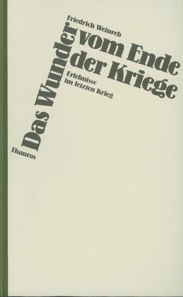 Den Kriegshandlungen entspricht eine Ballung innerer Erlebnisse aus Thora und Überlieferung. Das Unglaubliche ist es, das in aussichtsloser Lage einbricht und den zum Tode Verurteilten immer wieder rettet. Weinreb erzählt parallel zu den äusseren Ereignissen "chassidische Kriegsgeschichten", die auf ganz neue Weise die Vielschichtigkeit der Wirklichkeit des Geschehens erleben lassen.