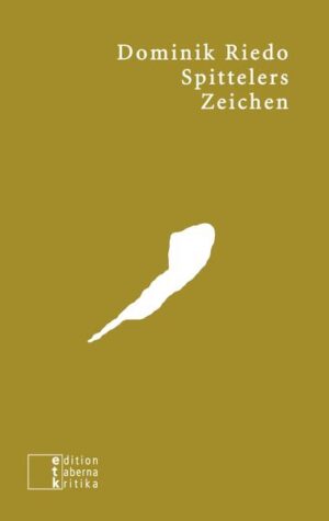 Der Band beschäftigt sich mit der Zeichensetzung in Carl Spittelers Werk. In diversen Texten und Textsorten Spittelers werden die alphabetischen Zeichen, aber auch Leerräume vollständig eliminiert, sodass nur noch verdichtete Muster bzw. Schemata aus Satzzeichen verbleiben. Es ergeben sich eigene textuelle Ästhetiken, syntaktische Visualitäten, und ein spezifisches Spitteler-Textgewebe, das auch neue Rückschlüsse bzw. Interpretationen ermöglicht. Der Ansatz verweist einerseits auf neuere literaturwissenschaftliche Verfahren (z.B. des distant reading oder Techniken der Datenvisualisierung) und generiert, unterstützt oder widerlegt Thesen zu Spittelers Poetik. Andererseits ist es selbst eine werkerzeugende, künstlerische Arbeitstechnik, die vorwiegend im konzeptuellen Bereich oder bei der Erasure Art angewendet wird. Dominik Riedo hat eine Textauswahl getroffen, solche Muster erstellt, statistisch erfasst sowie kontextualisiert und setzt sich mit den Ergebnissen in einem Nachwort auseinander.