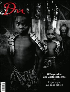 Die Reportage ist die schönste journalistische Ausdrucksweise in Wort und Bild. "Du" zeigt in dieser Ausgabe Alberto Venzagos Langzeit-Fotoreportage über den Voodoo-Kult in Benin und bringt Text-Reportagen aus der Weltgeschichte: von Marco Polo, Christoph Kolumbus, Daniel Defoe, Johann Wolfgang von Goethe, Heinrich Heine, Mark Twain, Jack London, Robert Walser und anderen.