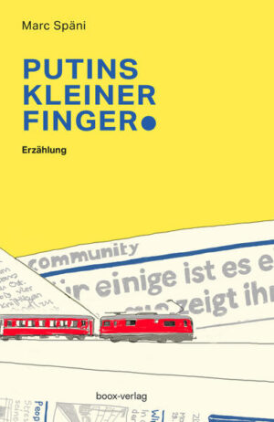 Frühling 2022. Ein Autor porträtiert drei Menschen aus seinem Umfeld: eine junge Primarlehrerin, einen Vorsorgeberater und einen Rentner. Er möchte ihr Leben in Beziehung setzen zu Narrativen, wie sie über Gratiszeitungen und Newsplattformen vermittelt werden, und daraus einen experimentellen literarischen Text schreiben. Als Russland die Ukraine überfällt, stellt sich die Berichterstattung über den Krieg in einen sonderbaren Kontrast sowohl zum Alltag der vier Personen als auch zu den Alltäglichkeiten, über welche die Medien sonst berichten. Marc Späni skizziert in seiner Erzählung die ersten dreissig Tage des Ukraine-Krieges und lässt seine Protagonisten existentielle Fragen stellen.