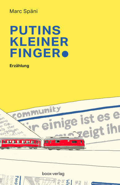 Frühling 2022. Ein Autor porträtiert drei Menschen aus seinem Umfeld: eine junge Primarlehrerin, einen Vorsorgeberater und einen Rentner. Er möchte ihr Leben in Beziehung setzen zu Narrativen, wie sie über Gratiszeitungen und Newsplattformen vermittelt werden, und daraus einen experimentellen literarischen Text schreiben. Als Russland die Ukraine überfällt, stellt sich die Berichterstattung über den Krieg in einen sonderbaren Kontrast sowohl zum Alltag der vier Personen als auch zu den Alltäglichkeiten, über welche die Medien sonst berichten. Marc Späni skizziert in seiner Erzählung die ersten dreissig Tage des Ukraine-Krieges und lässt seine Protagonisten existentielle Fragen stellen.