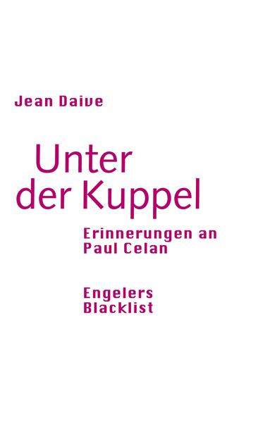 Was sah, was dachte Paul Celan auf seinen Spaziergängen durch die Straßen von Paris im Mai 68? Was bedeutete ihm das Deutsche und Deutschland? Wie übersetzte er seine eigenen Gedichte ins Französische? Wie schrieb er, womit, wann und wo? Wie erlebte er die psychiatrische Klinik, die Trennung von seiner Frau Gisèle, den Umzug in eine neue Wohnung? Jean Daives Zeugnis macht Celans schwierigen, zunehmend verschatteten Lebensweg lesbar, er begleitet ihn im Gang ihrer Gespräche entlang der in jener Zeit geschriebenen Gedichte. Dabei geht es immer auch um Fragen des Verhältnisses von Sprache und Welt, nicht nur in Bezug auf Übersetzung und Übersetzbarkeit, sondern als Antwort der Literatur auf die Ereignisse des Lebens, auf die grundsätzliche Lesbarkeit oder Unlesbarkeit der Welt. Jean Daives sehr intimer Bericht ist eines der wenigen Lebenszeugnisse zu den späten Jahren von Paul Celan vor dessen Selbsttötung. Die beiden Dichter sind sich Ende der sechziger Jahre begegnet, nachdem Celan auf Daives Gedichte aufmerksam wurde. Daives erster Gedichtband, Décimale blanche (Weiße Dezimale, 1967), sollte Celans letzte große Übersetzung bleiben.