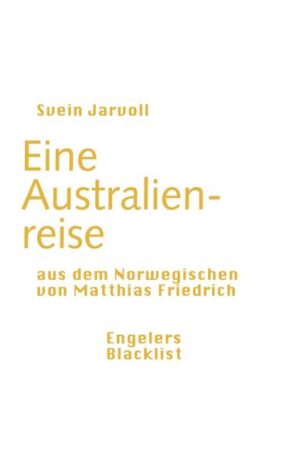 Svein Jarvolls einziger Roman "Eine Australienreise", 1988 erstmals publiziert und seitdem als einer der wesentlichen Texte der norwegischen Postmoderne gelesen, erzählt zwei aufeinander zulaufende Geschichten: die des norwegischen Odysseus Mark Stoller, dessen Reisen ihn von der spanischen Provinz Valencia über Irland nach Italien und schliesslich nach Australien führen, und die der Australierin Emmi, die sich zusammen mit ihrer Freundin Alice auf den Weg zur Hütte ihres Vaters Buster macht, um dort auf ein Buch über den norwegischen Australienfahrer Magnus C. Ztlohmul zu stossen. Beide Geschichten arbeiten an einer neuen Kosmologie, die die vertikale Struktur der Commedia Dantes in eine horizontale Ordnung verkehrt. Alle Figuren, seien es Mark, seine dänische Geliebte Lone, oder die Alchemisten, Chronisten, Vaganten und Fabelwesen, denen sie auf ihren Reisen begegnen, sprechen in einer Sprache, der ihr eigener Tod schon eingeschrieben ist. Aber sie sind nicht berauscht vom Sterben, sondern vom Leben, das sich gerade in seinem begrenzten zeitlichen Umfang in Ekstasen der Sinnlichkeit entfaltet. "Eine Australienreise" bietet eine Auseinandersetzung mit der europäischen Kulturgeschichte des Todes und reicht von griechischen Dichtern über Dante und Joyce bis hin zu Listen erfundener Bücher, surrealistischen Dialogen oder eingeworfenen Gedichten: ein Füllhorn an Texten, das keine richtige und doch nur richtige Deutungen anbietet.