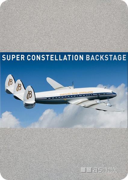 Die legendäre Super Constellation – von ihren Fans liebevoll «Connie» genannt – erlebte 2011, nach 55 Jahren bewegter Geschichte, zum wiederholten Mal eine nicht für möglich gehaltene Wiedergeburt, zum zweiten Mal als Breitling Super Constellation! Mit ihrer eleganten, unverwechselbaren Form lässt die «Connie» nicht nur die Herzen der Aviatik-Fans höherschlagen. Die Postkartenbox enthält die Highlights aus der Geschichte dieses «Klassikers der Lüfte».