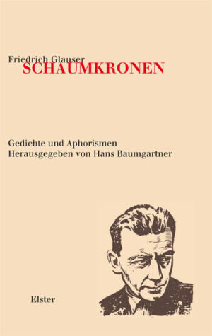 Friedrich Glauser hat die existenziellen menschlichen Grenzen mit seinem eigenen Leben ausgelotet. Das hat nicht nur sein Werk geprägt, sondern ihm markante philosophische Erkenntnisse beschert. Die Sammlung von Aphorismen und Gedichten versucht, der Welthaltigkeit von Glausers Werk nachzugehen. Herausgegeben von Hans Baumgartner.